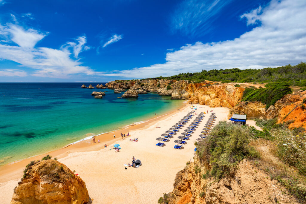 Portugal, Algarve, Strand Praia do Barranco das Canas
