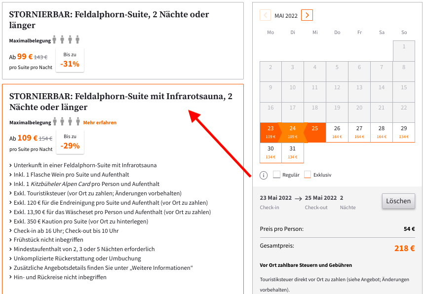 Urlaub in Österreich