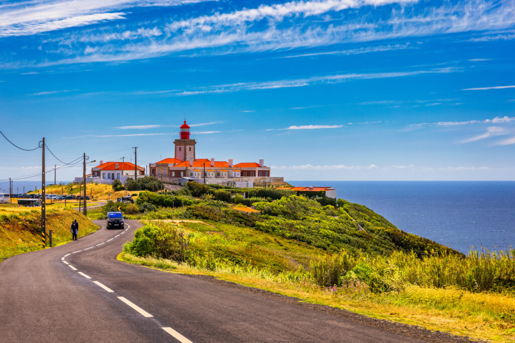 Portugal, Anfahrt zum Leuchtturm von Cabo da Roca
