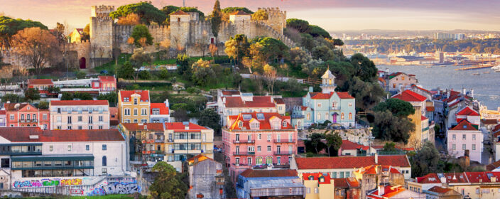Portugal, Lissabon, Burgruine Castelo de São Jorge