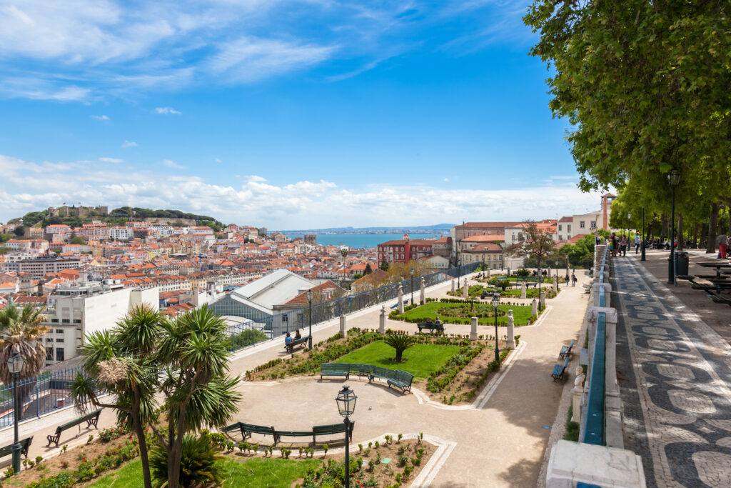 Portugal, Lissabon, Miradouro de São Pedro de Alcântara