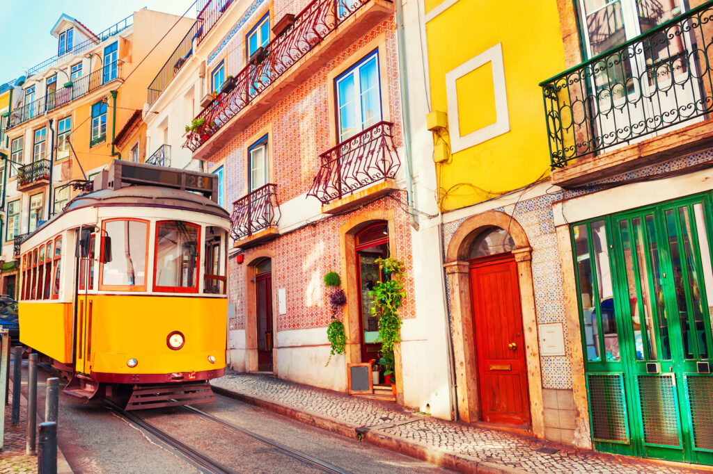 Portugal, Lissabon, Straßenbahn