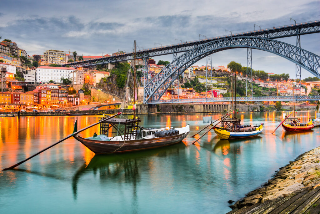 Portugal, Porto, Tour mit den traditionsreichen Holzbooten Rabelos