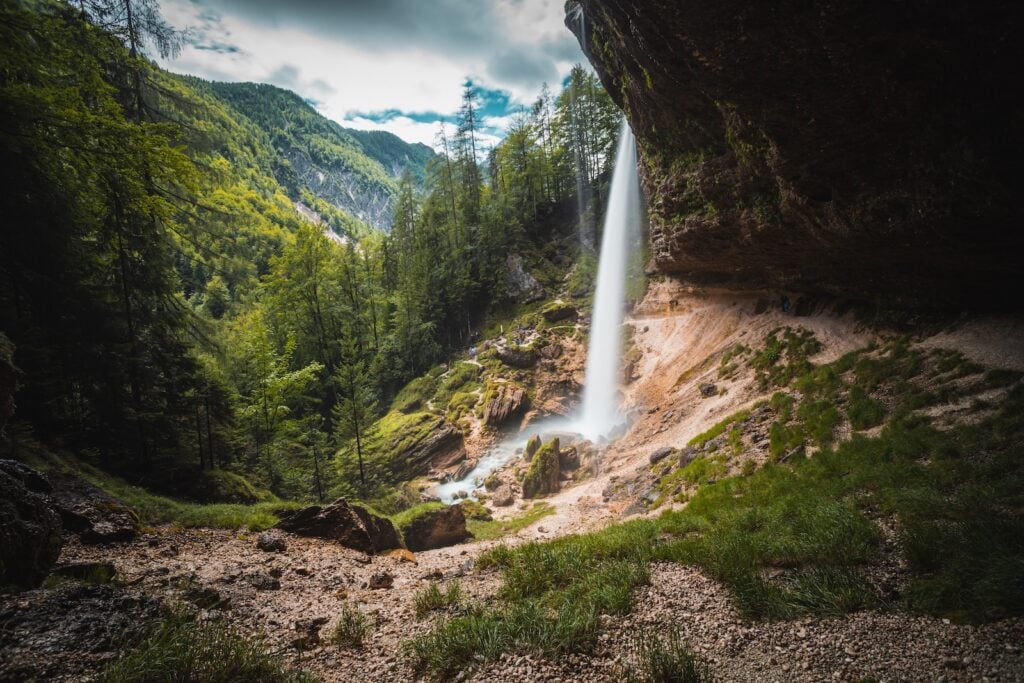Slowenien, Wasserfall Peričnik