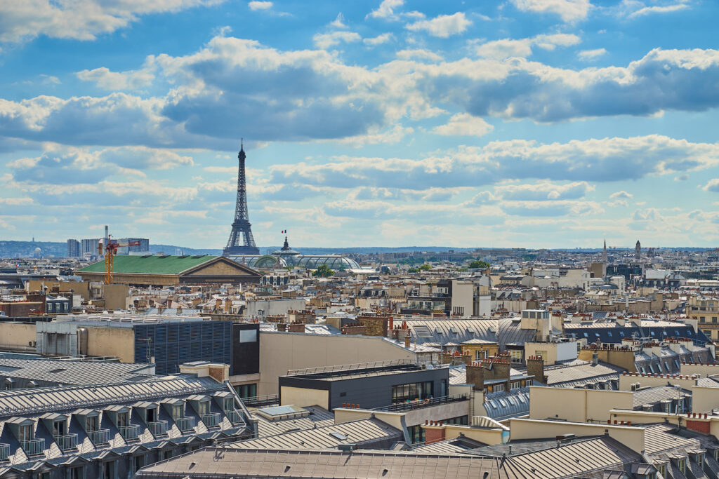 Frankreich, Paris, Dachterrasse Galeries Lafayette