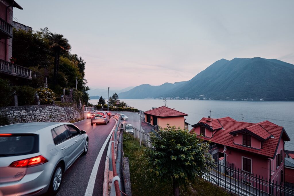 Italien, Comer See mit dem Auto