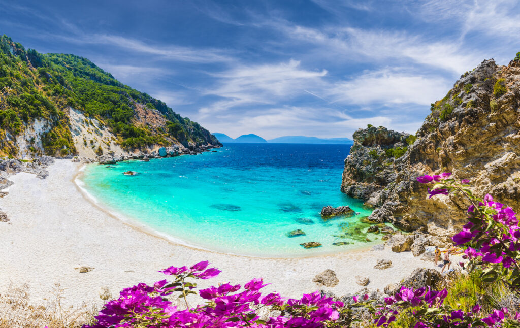 Griechenland, Lefkada, Strand Agiofili Beach