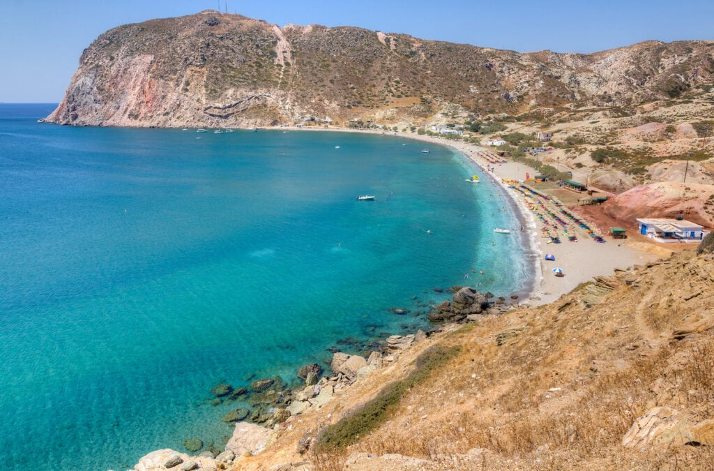 Griechenland, Milos, Agia Kiriaki Beach