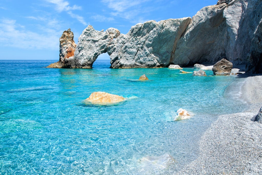 Griechenland, Skiathos, Lalaria Beach
