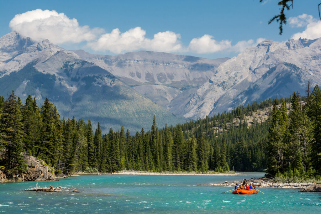 Kanada, Rafting, Bow River, Banff-Nationalpark