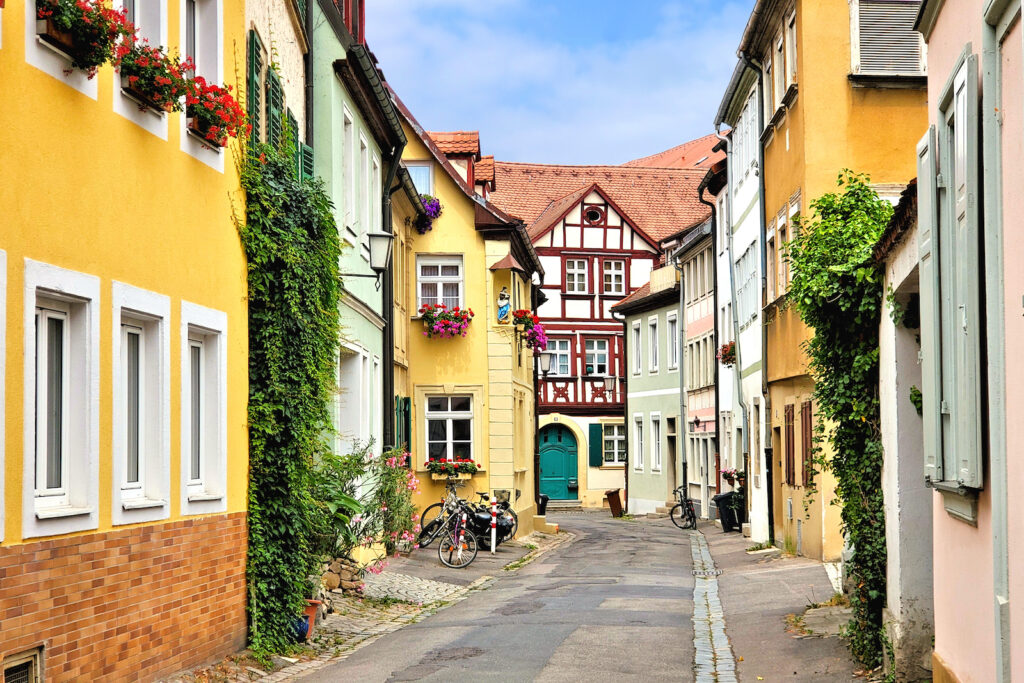 Deutschland, Bamberg, Gasse