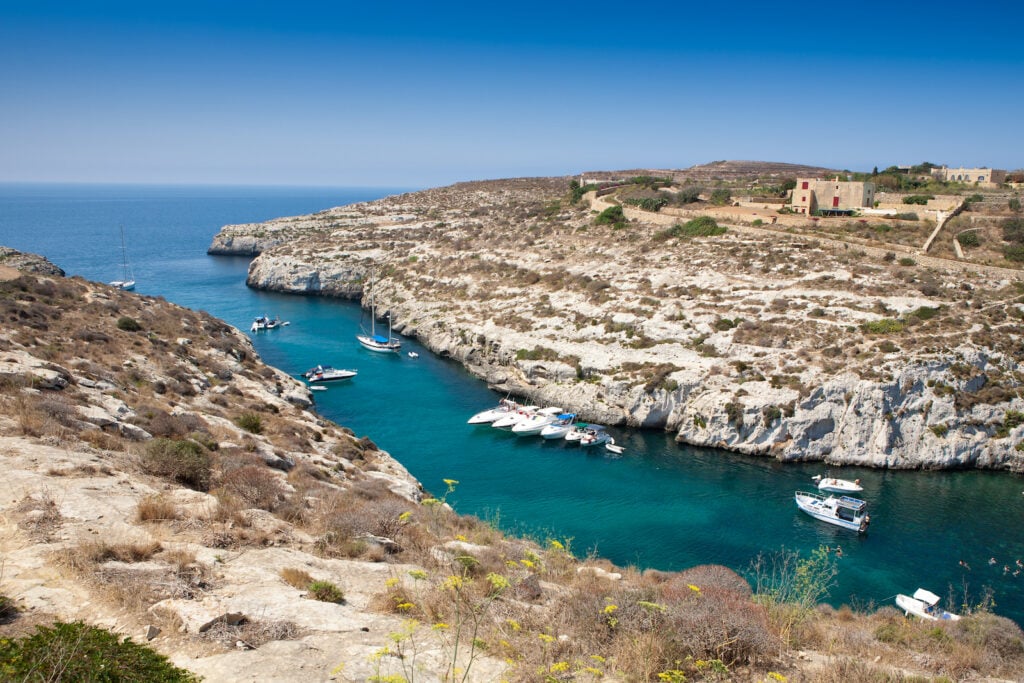 Malta, Insel Gazo, Strand Mgarr Ix-xini