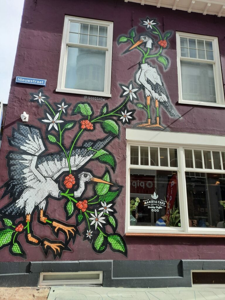 Wandbild in Den Haag