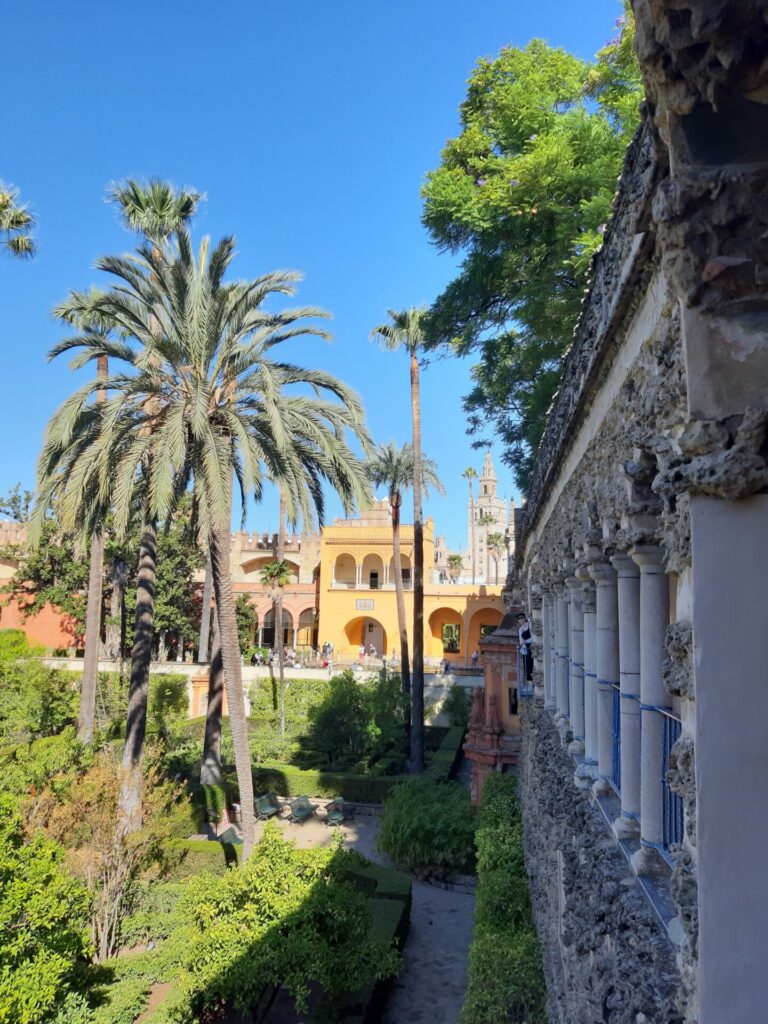 Sevilla, Wunderschöne Parkanlage im Palast Alcázar