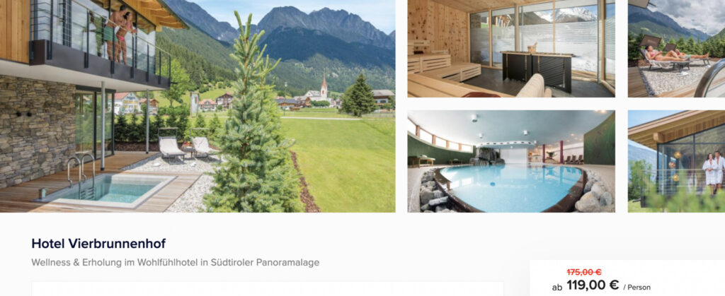 Wellness Auszeit in Südtirol