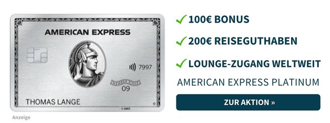 American Express Platinum Aktion