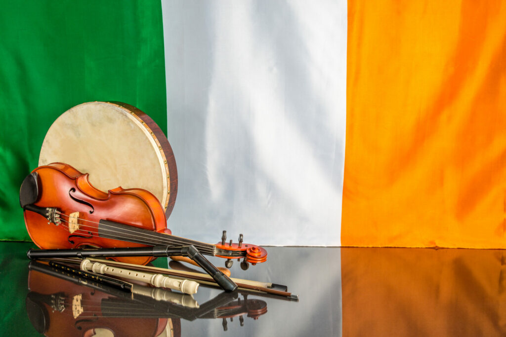 Traditionelle irische Instrumente 