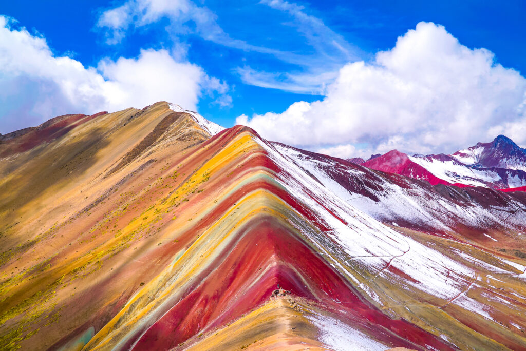 Peru, Berg Vinicunca, Rainbow Mountain