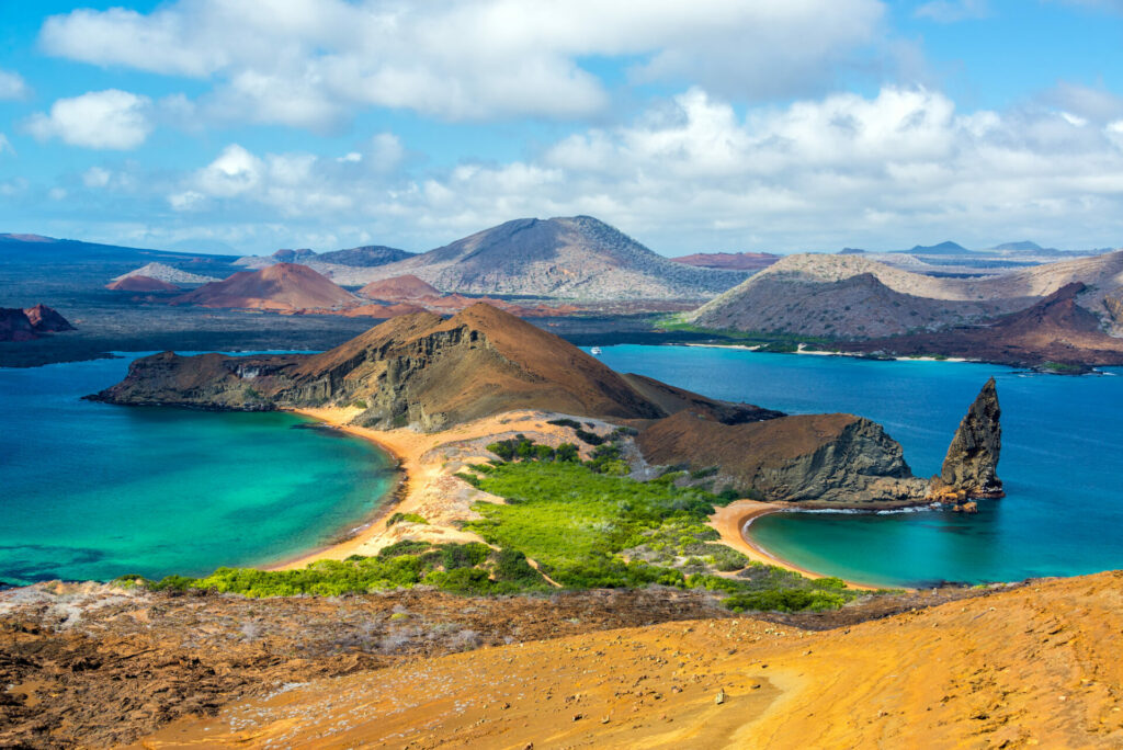 Blick auf die Galapagosinseln