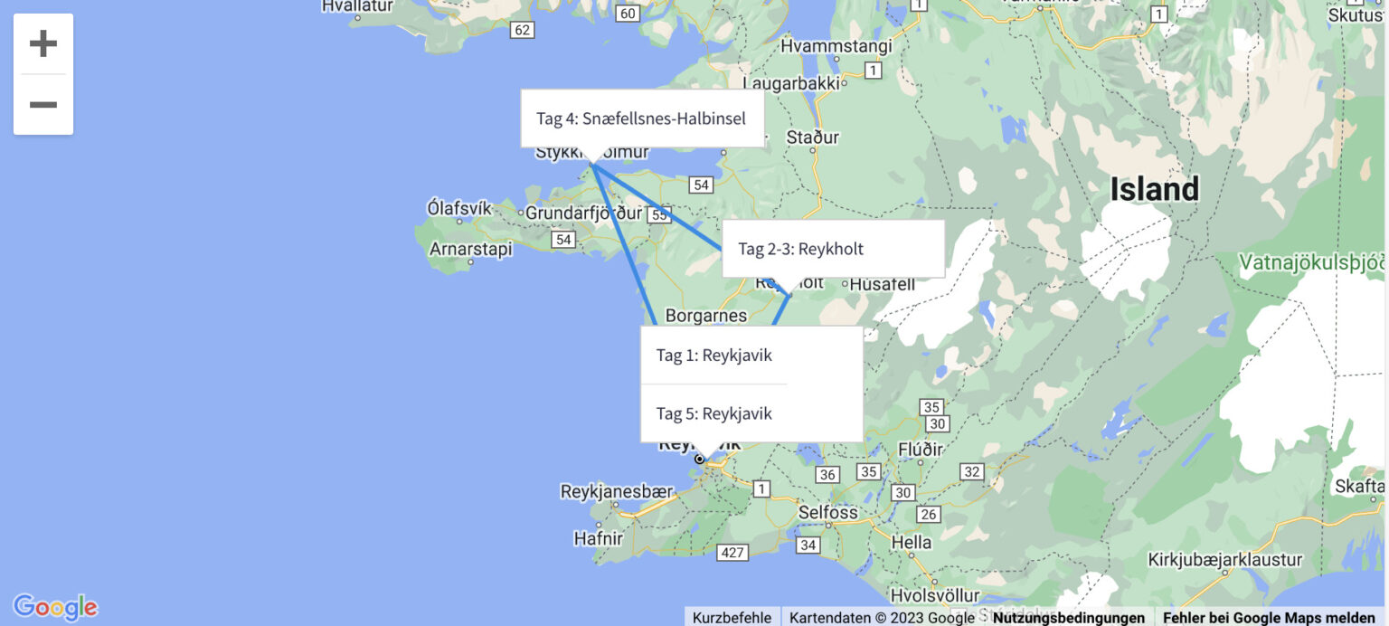 Rundreise durch Island 5 Tage + Flug, Mietwagen & Hotels 639€