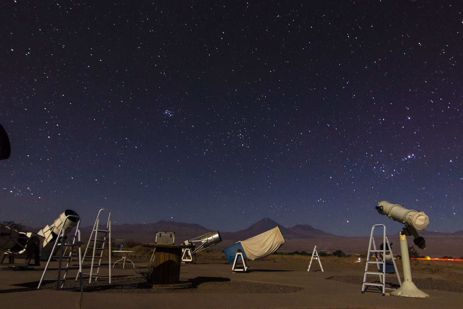 Chile, Sternenhimmel in der Atacama-Wüste