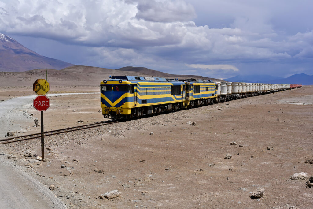 Bolivien, Güterzug