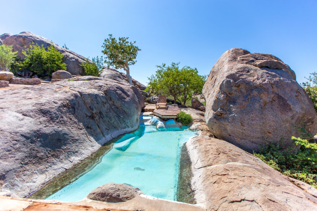 Pool im Hoada Campsite, in Namibia