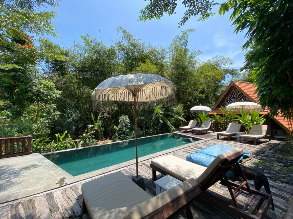 Pool der Unterkunft Ubuntu Bali