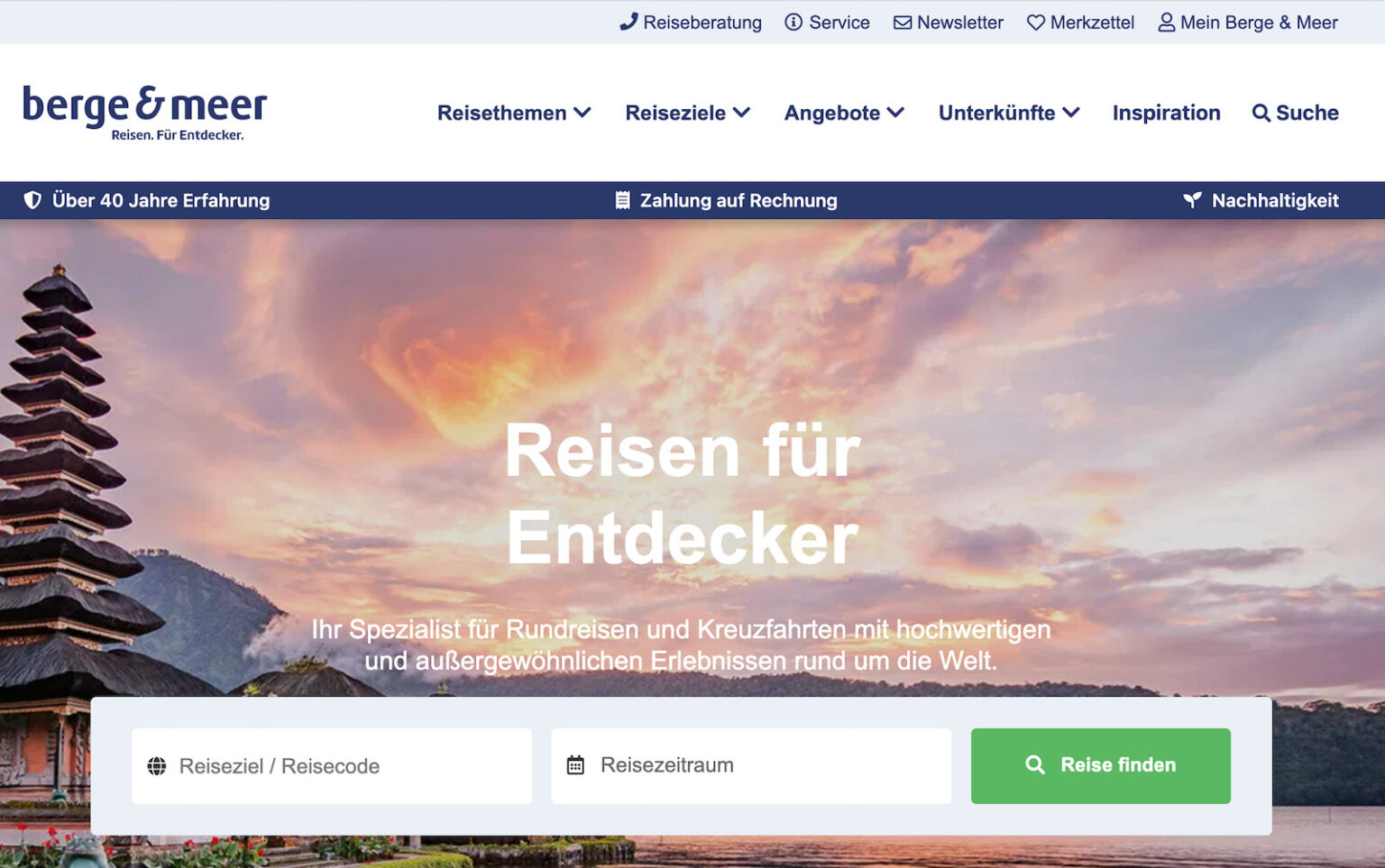  Berge & Meer - Informationen, Angebote und Erfahrungen - 2025 Bildidee 