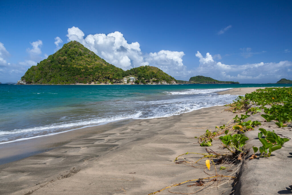 Schöner Levera Beach auf Grenada