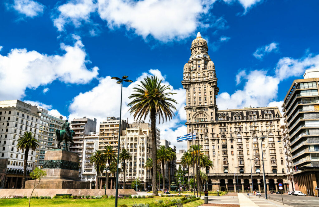 Der Salvo Palast ist eine der Sehenswürdigkeiten in Montevideo