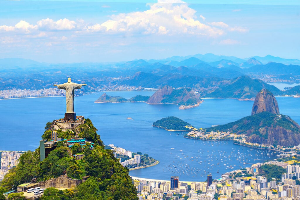 Blick auf Rio de Janeiro 