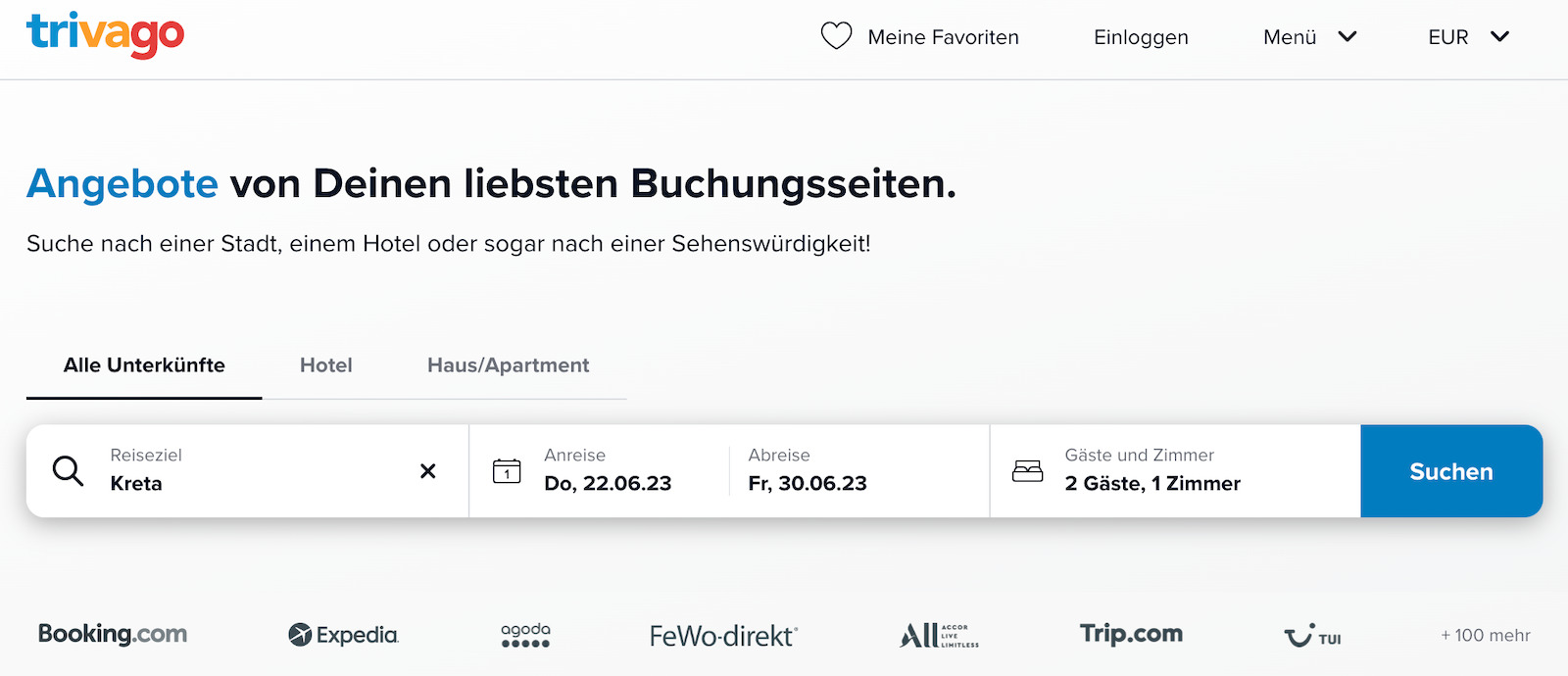 trivago Informationen, Erfahrungen & Angebote 2025