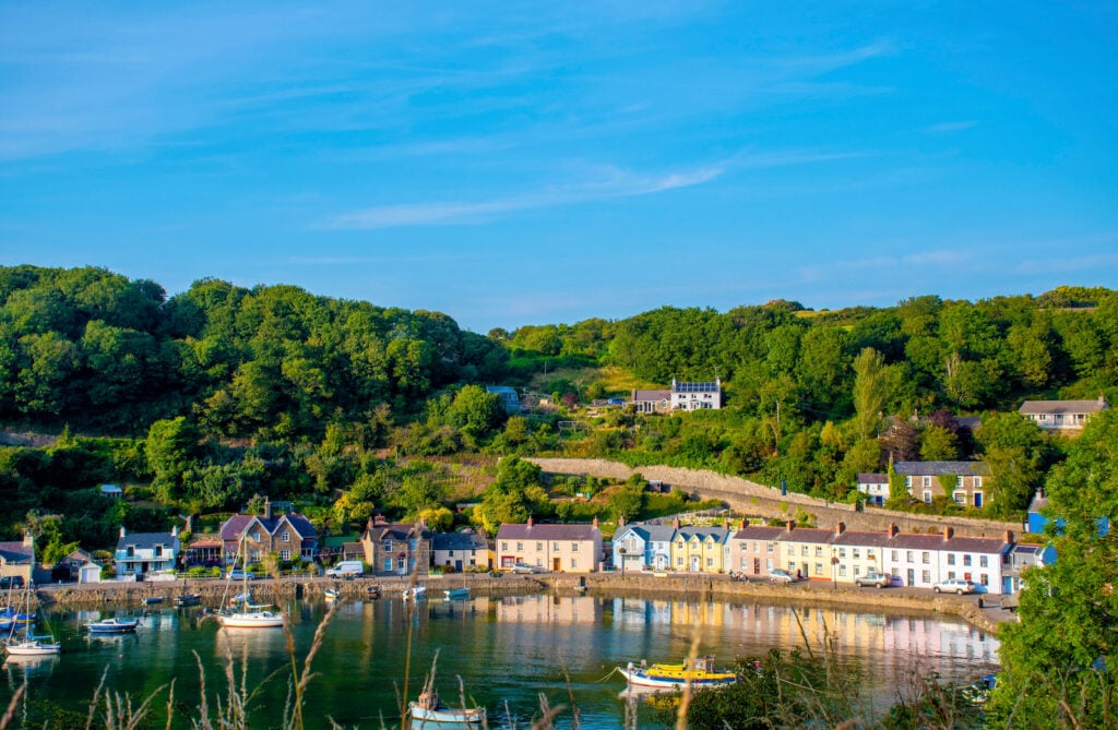 Wales, Dorf in der Grafschaft Pembrokeshire