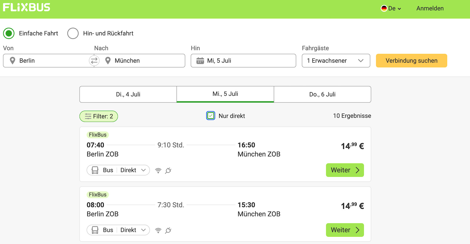FlixBus Angebote, Erfahrungen und Informationen (2025)