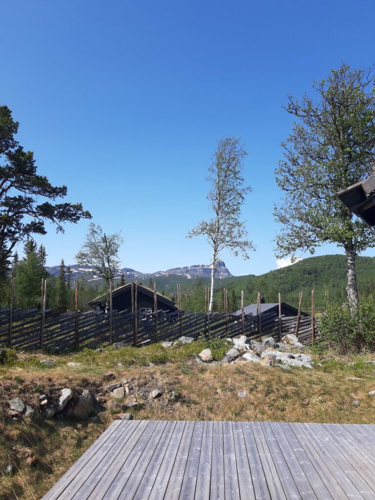 Norwegen, Nationalpark Jotunheimen, Hütte nahe dem Skigebiet Raudalen Alpinsenter
