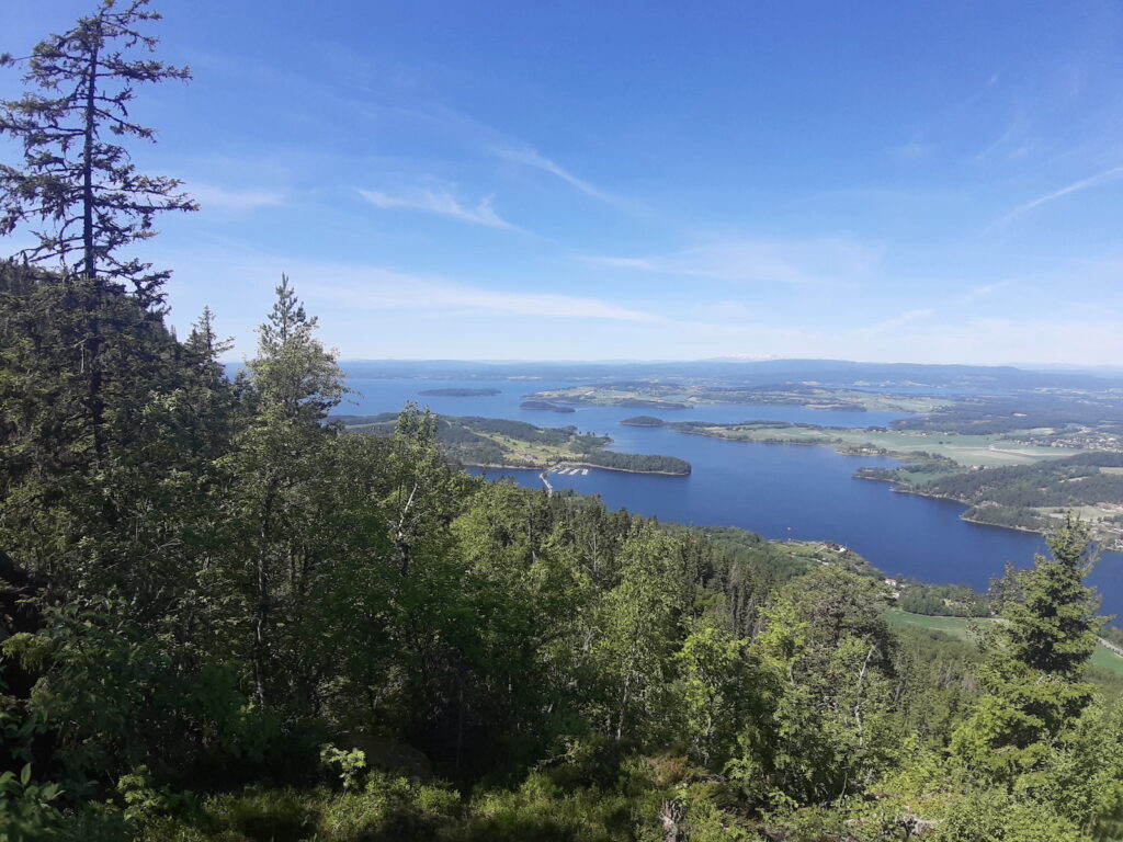 Norwegen, Tyrifjord, Aussichtspunkt Königsblick