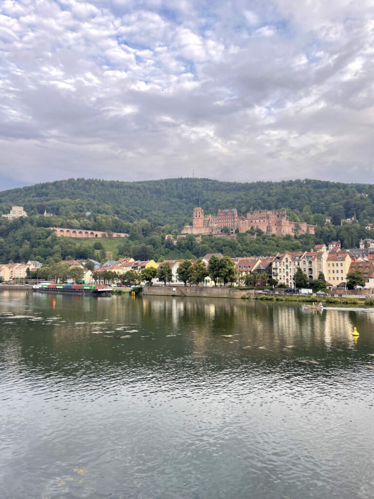 Heidelberg, Schloss Heidelberg, Fluss Neckar