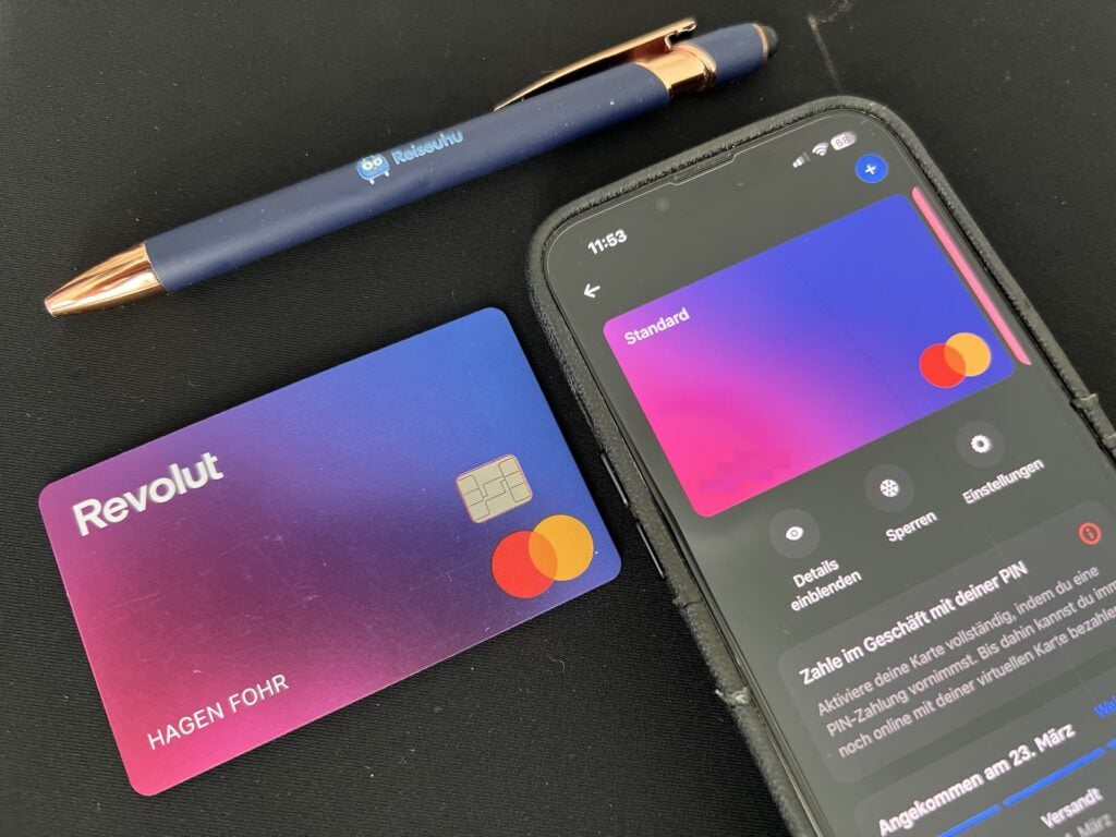 revolut physische und virtuelle mastercard