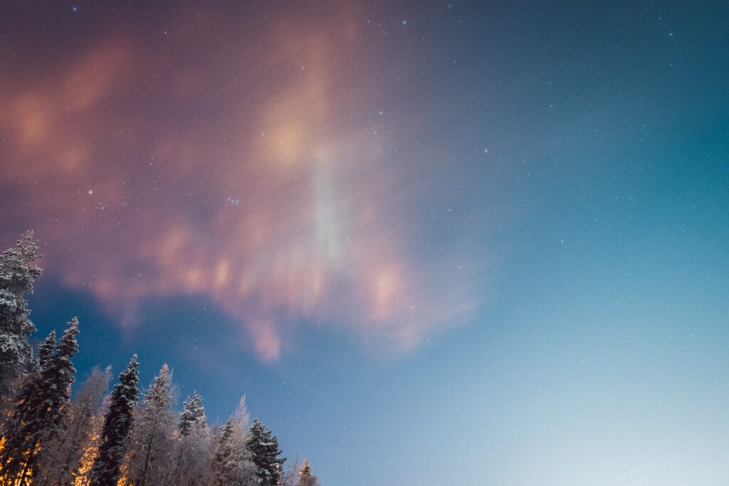 Finnland, Nordlichter, Rovaniemi