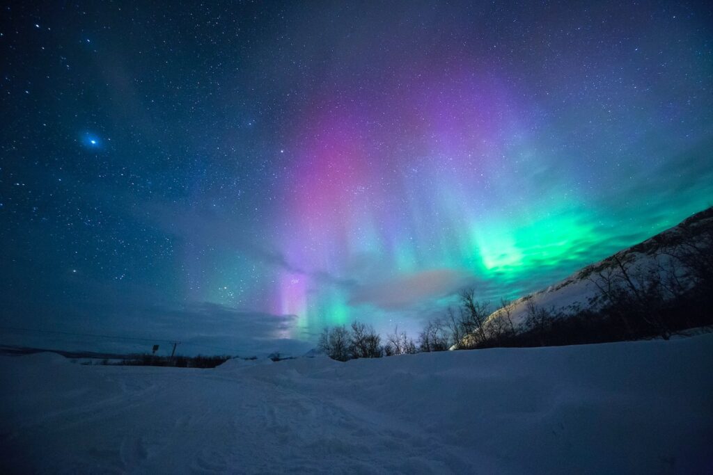 Norwegen, Polarlichter bei Tromsø