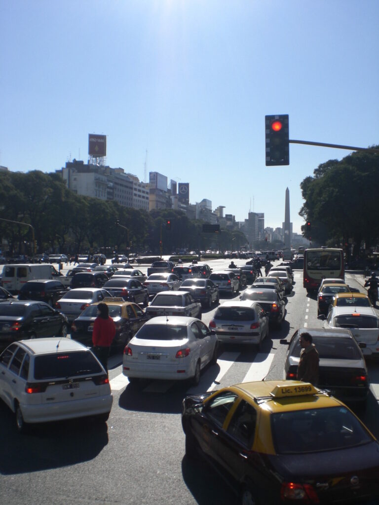 Argentinien, Buenos Aires, Straße Avenida 9 de Julio