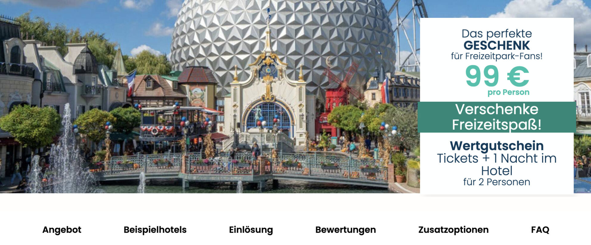 Europa Park Deal - Hotel, Frühstück, Tagesticket ab 113€ p.P.