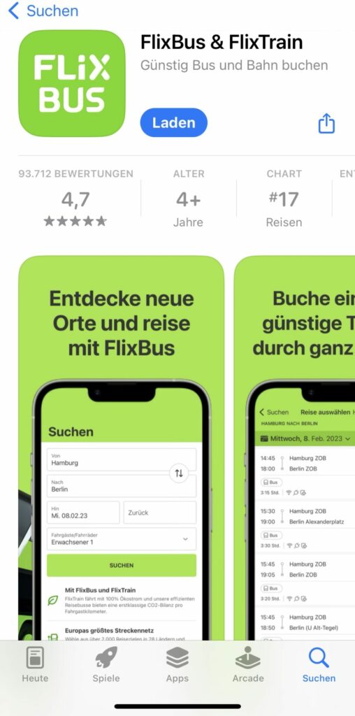 Flixbus App