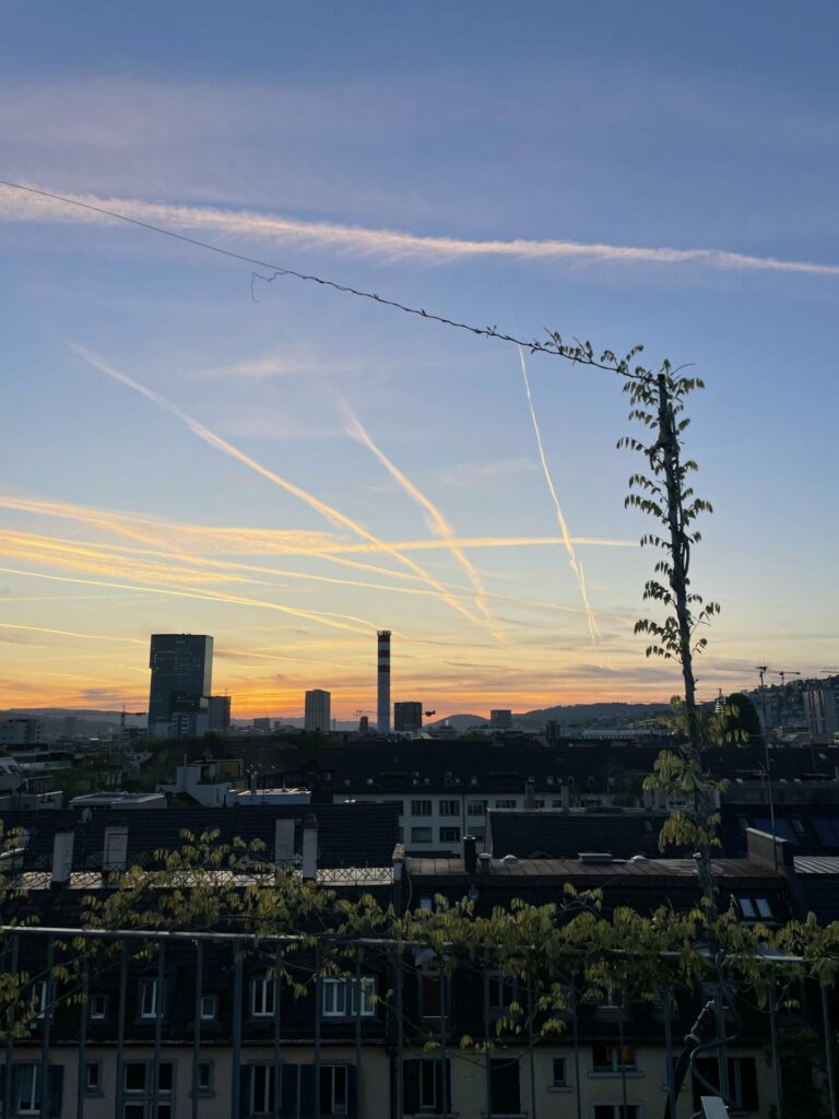 Zürich, Sonnenuntergang