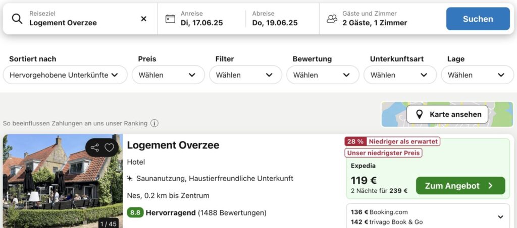 Auszeit auf Ameland – 5 Tage im top Hotel mit Frühstück ab 194€ p.P.