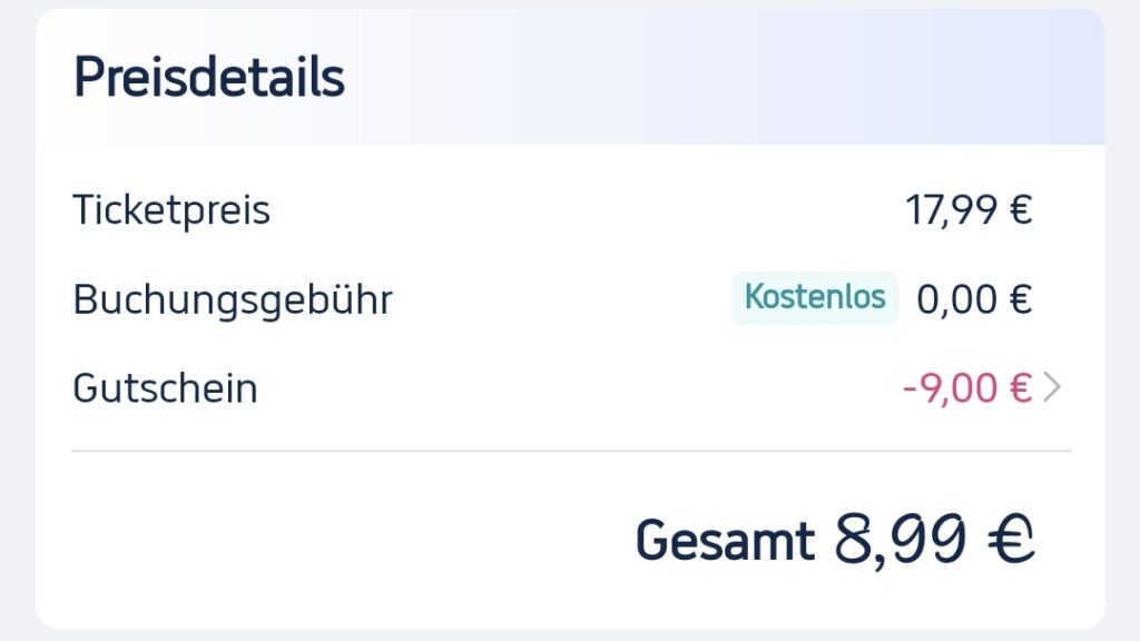 Deutsche Bahn Tickets: für kurze Zeit bis zu 20€ Rabatt / begrenztes Kontingent