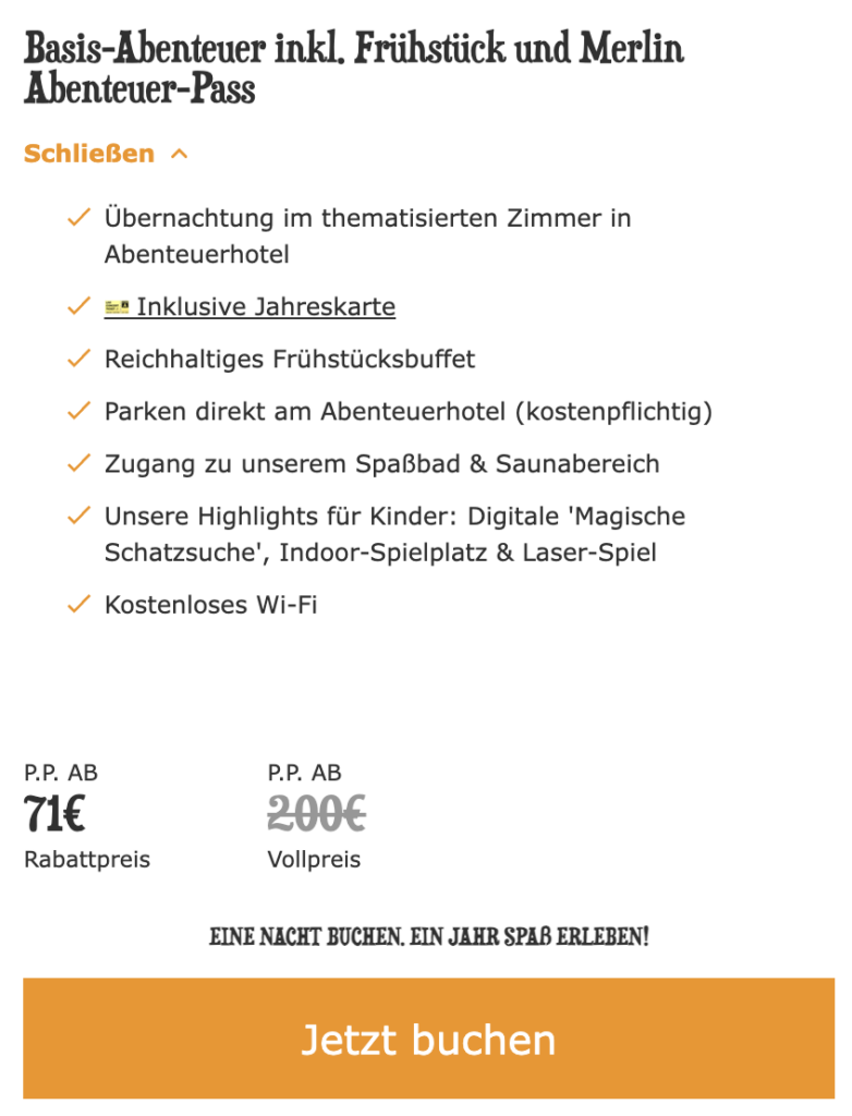 Heide Park Soltau: Unterkunft mit Frühstück + 2 Tage Eintritt ab 54€ p.P. / NUR NOCH HEUTE 20% auf Jahreskarten