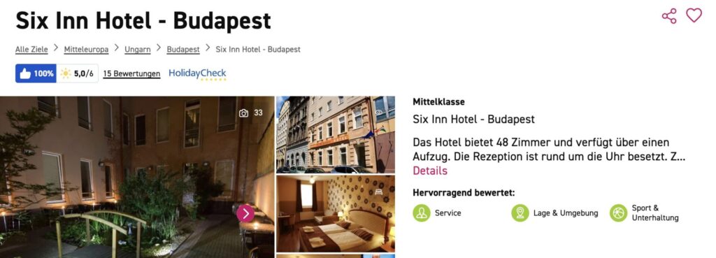 Städtetrip Budapest – 3 Tage im 4* Hotel ab 129€ p.P.