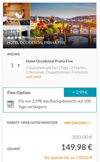 Prag Kurzurlaub: 3 Tage im zentralen 4* Hotel mit Frühstück ab 75€ p.P.